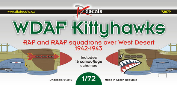 WDAF Kittyhawks, RAF and RAAF Squadrons over the western Desert 1942-1943  DK72079