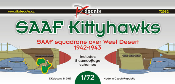 SAAF Kittyhawks, SAAF Squadrons over the western Desert 1942-1943  DK72082