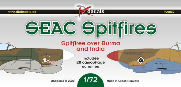 SEAC Spitfires,  Spitfires over Burma and India (28 schemes)  DK72083