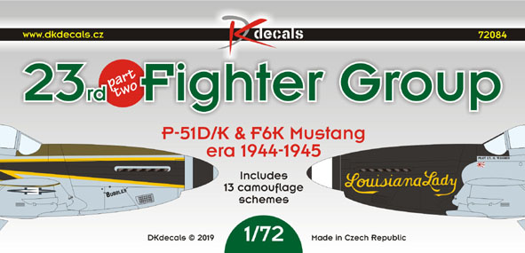 23rd Fighter Group Part 2  (P51D/K  and F6K 1944-1945)  DK72084