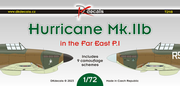 Hurricane Mk.IIB in the Far East, Pt.1 (9 camo schemes)  DK72118