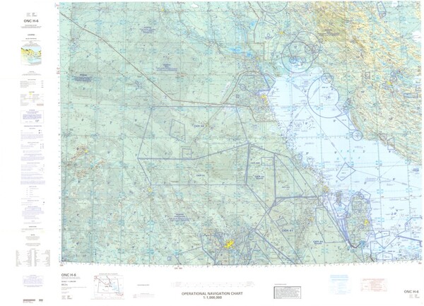 ONC H-6: Available: Operational Navigation Chart for Saudi Arabia, Iraq, Iran. Available ! additional charts available within five working days. E-mail your requirements.  ONC H-6