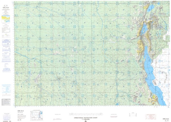 ONC M-4: Available: Operational Navigation Chart for Congo, Burundi, Rwanda, Tanzania, Uganda. Available ! additional charts available within five working days. E-mail your requirements.  ONC M-4
