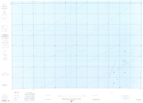 ONC M-6: Available: Operational Navigation Chart for Indian Ocean. Available ! additional charts available within five working days. E-mail your requirements.  ONC M-6