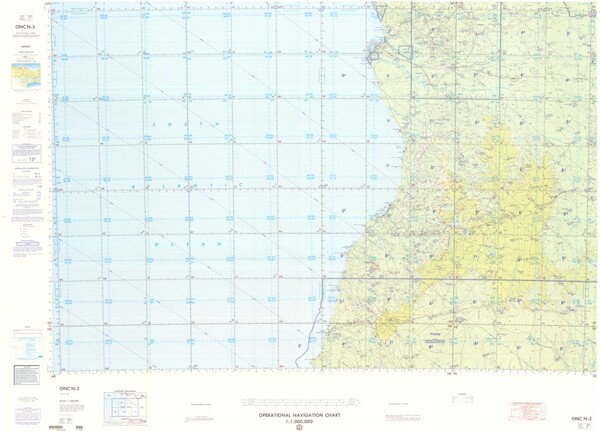 ONC N-3: Available: Operational Navigation Chart for Angola. Available ! additional charts available within five working days. E-mail your requirements.  ONC N-3