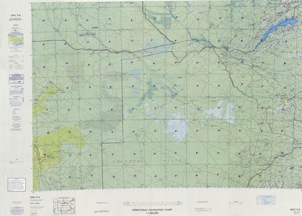 ONC P-4: Available: Operational Navigation Chart for Zimbabwe, South Africa, Botswana, Namibia. Available ! additional charts available within five working days. E-mail your requirements.  ONC P-4