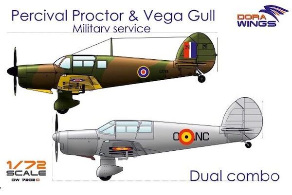 Percival Proctor & Vega Gull in Military service (2 in 1)  DW72002D