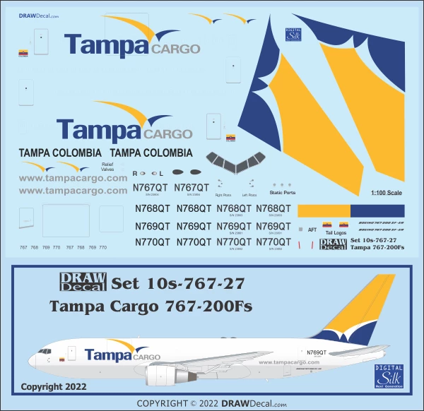 Boeing 767-200 (Tampa Cargo)  10-767-27