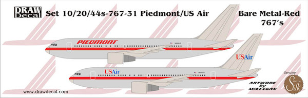 Boeing 767-200 (Piedmont Red Transition)  20-767-31
