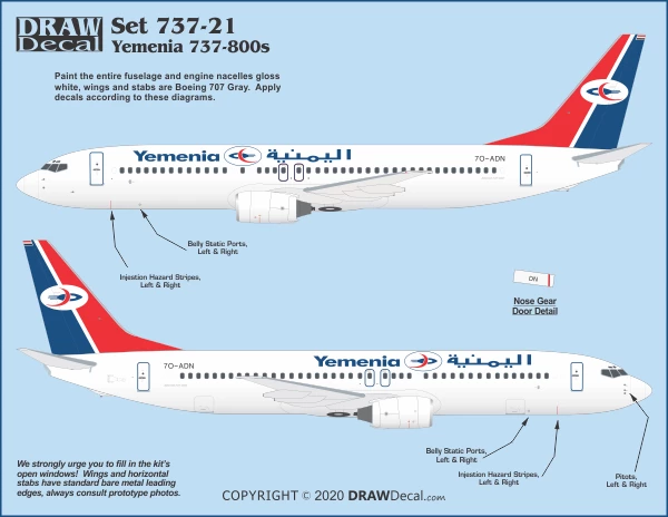 Boeing 737-800 (Yemenia)  44-737-21