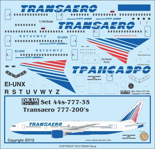 Boeing 777-200 (Transaero)  44-777-35