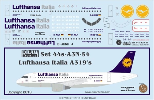 A319 (Lufthansa Italia)  44-A3N-54