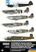 Messerschmit BF108 (NEIAAF), Mitchell MKIII (322 Dutch sq), Spitfire MKV,(350 Belg) sq), Dutch Presentation Spitfire and Sea Fury MLD) DD32043