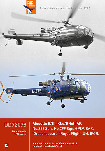 Alouette III, Alouette II (KLu) (REPRINT)  DD72078