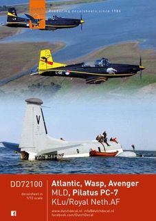 Breguet SP13A Atlantic, Westland Wasp, TBM Avenger (MLD) Pilatus PC7 (KLu)  DD72100