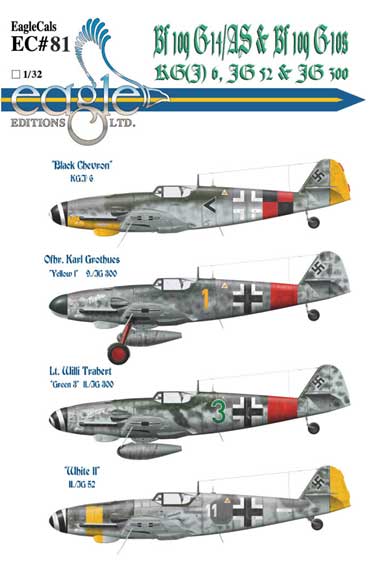 Messerschmitt Bf109G-14AS -G10 (KG3, JG52, JG300)  EC-32-81