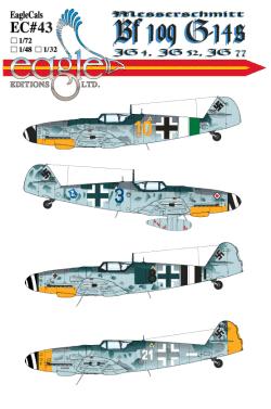 Messerschmitt BF109G-14 (JG4, JG52, JG77)  EC-48-43