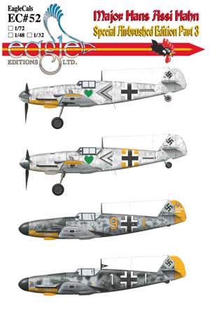 Messerschmitt BF109F-2/4 ,G-2 (Major Hans Assi Hahn) part 3  EC-48-52