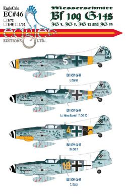Messerschmitt BF109G-14 (JG3, JG5, JG52, JG53)  EC-72-46