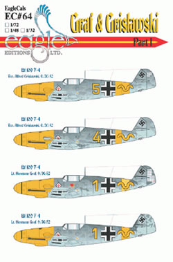 Messerschmitt BF109F-4 (Graf & Grislawski JG52)  Part 1  EC-72-64