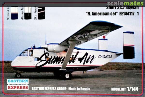 Short SC7 Skyvan (American Set  (Summit Air, Alaska Taxi, Sky hawk)  144117-1