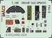 SPACE 3D Detailset Vought F4U-2 Corsair Instrument panel and Seatbelts  (Magic Factory)  3DL48165