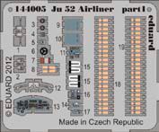 Detailset Junkers Ju52 Airliner (Eduard)  e144-005