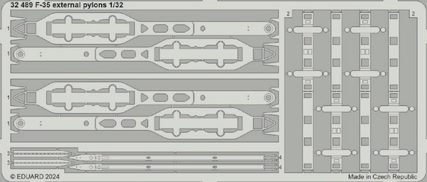 Detailset F35B Lightning II external Pylons (Trumpeter)  E32-489