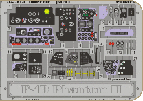 Detail set F4D Phantom II Interior (Tamiya)  E32-545