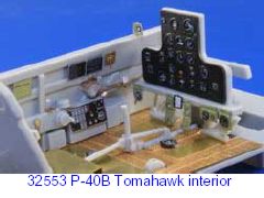 Detailset P40B Tomahawk Interior (Trumpeter)  E32-553