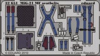 Detailset KM1M Seatbelts (Mikojan MiG21MF Trumpeter)  E32-651