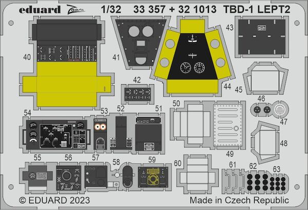 Detailset TBD-1 Devastator  Interior (Trumpeter)  E33-357
