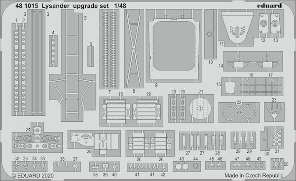 Detailset Westland Lysander Mk.III upgrade set (Eduard)  E48-1015