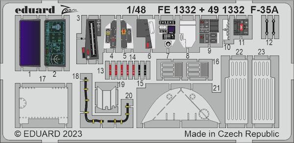 Detailset F35A Lightning II (Tamiya)  E49-1332