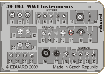 Detailset WW1 Instruments  E49-194