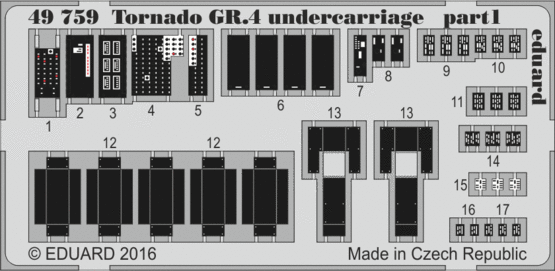 Detailset Tornado GR4 Undercarriage (Revell)  E49-759