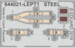 P51D-5 Mustang Lk Instrument Panel and seatbelts (Eduard)  E644021