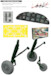 Zlin Z526AFS Akrobat Lk+  Instrument Panel and seatbelts, Wheels and TFace Mask (Eduard) E644150