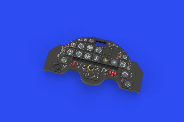A1H Skyraider  Lk Instrument Panel and seatbelts (Tamiya)  E644161