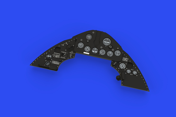 Grumman F4F-3 Wildcat - late Lk Instrument Panel and seatbelts  (Eduard)  E644172