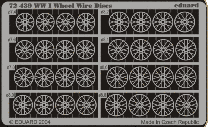 Detailset WW1 Wheel Discs  E72-439