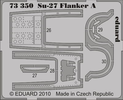 Detailset Suchoi Su27 Flanker A Interior Self Adhesive (ICM)  E73-350