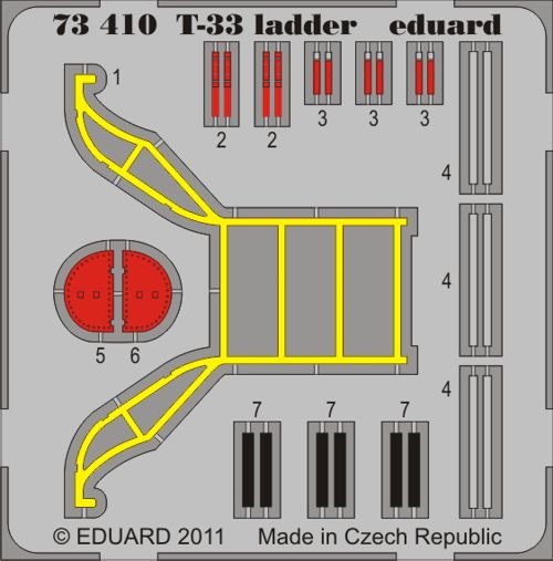 Detailset LockheedT33 T'bird ladder (Platz)  E73-410