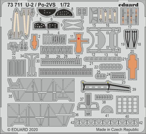Detailset Polikarpov U-2/Po2VS (ICM)  E73-711