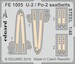 Detailset Polikarpov U2/Po2 Seatbelts  (ICM) FE1005