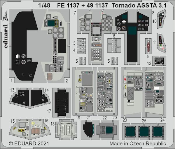 Detailset Tornado ASSTA 3.2 Interior (Revell)  FE1137