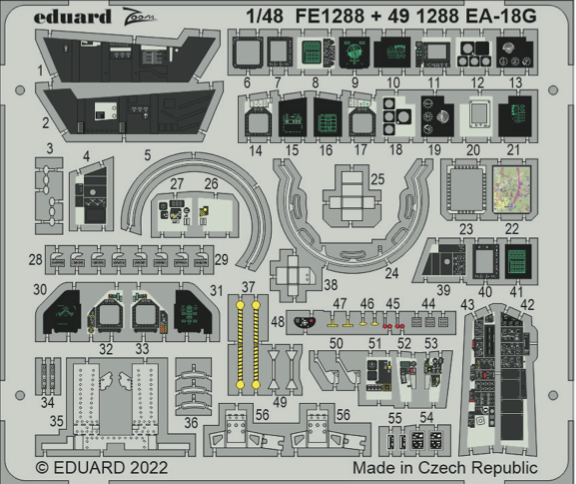 Detailset EA18G Growler (MENG)  FE1288
