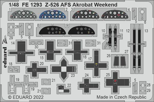 Detailset Zlin Z526AFS Akrobat (Eduard- Weekend)  FE1293