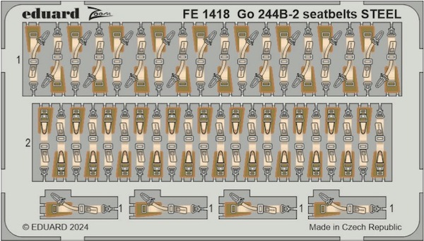 Detailset Gotha Go244 Seatbelts (ICM)  FE1418