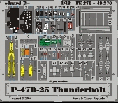 Detailset P47D-25 Thunderbolt (Hasegawa)  FE270